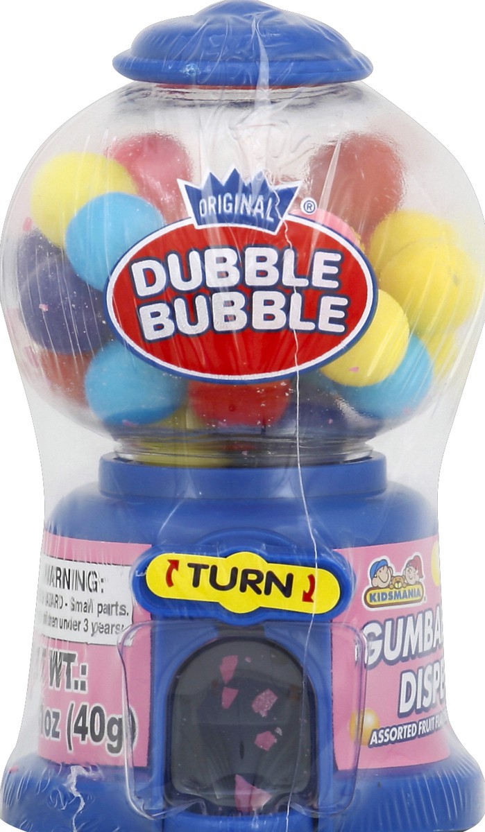 slide 3 of 4, Dubble Bubble Gumball Dispenser, 1.4 oz