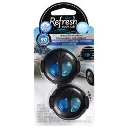 Refresh Your Car!! Odor Elimination New Car/Cool Breeze Air Fresheners - 2 x 0.10 fl oz