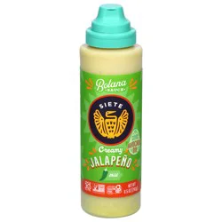 Siete Mild Creamy Jalapeno Botana Sauce 8.5 oz