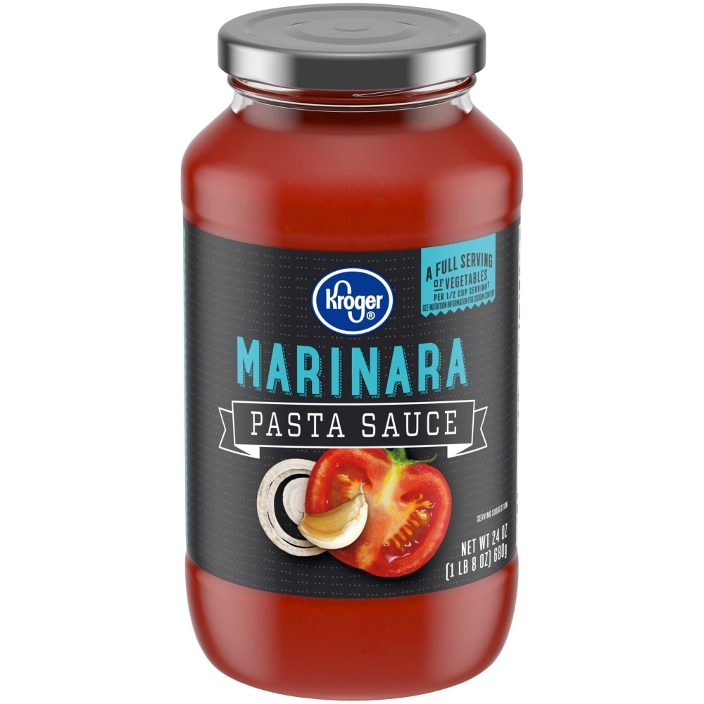 slide 1 of 1, Kroger Marinara Pasta Sauce, 24 oz