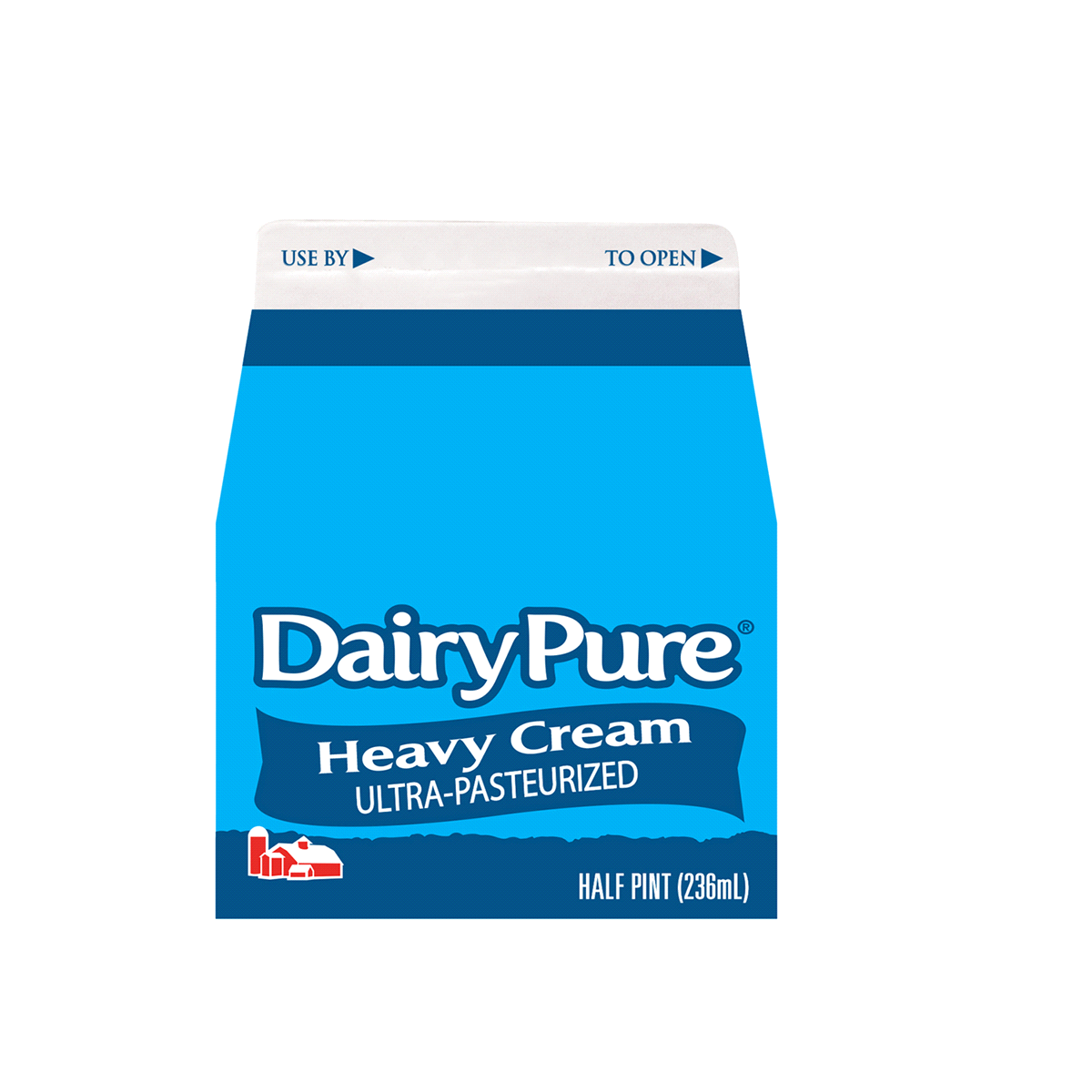 slide 1 of 2, Dairy Pure Heavy Whipping Cream Ultra-Pasteurized, 8 oz