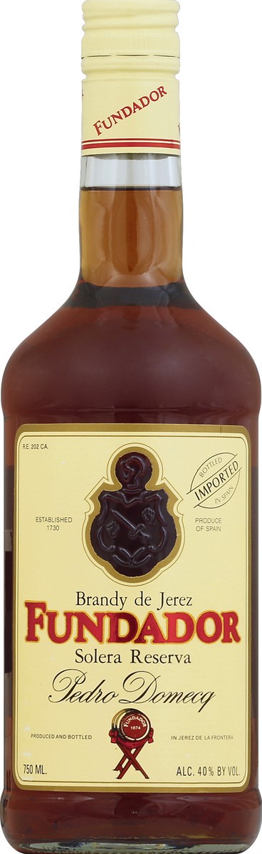 slide 1 of 2, Fundador Brandy De Jerez 750 ml, 750 ml