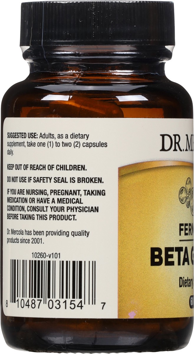 slide 2 of 13, Dr. Mercola Mercola Fermented Beta Glucans Supplement Capsules, 60 ct