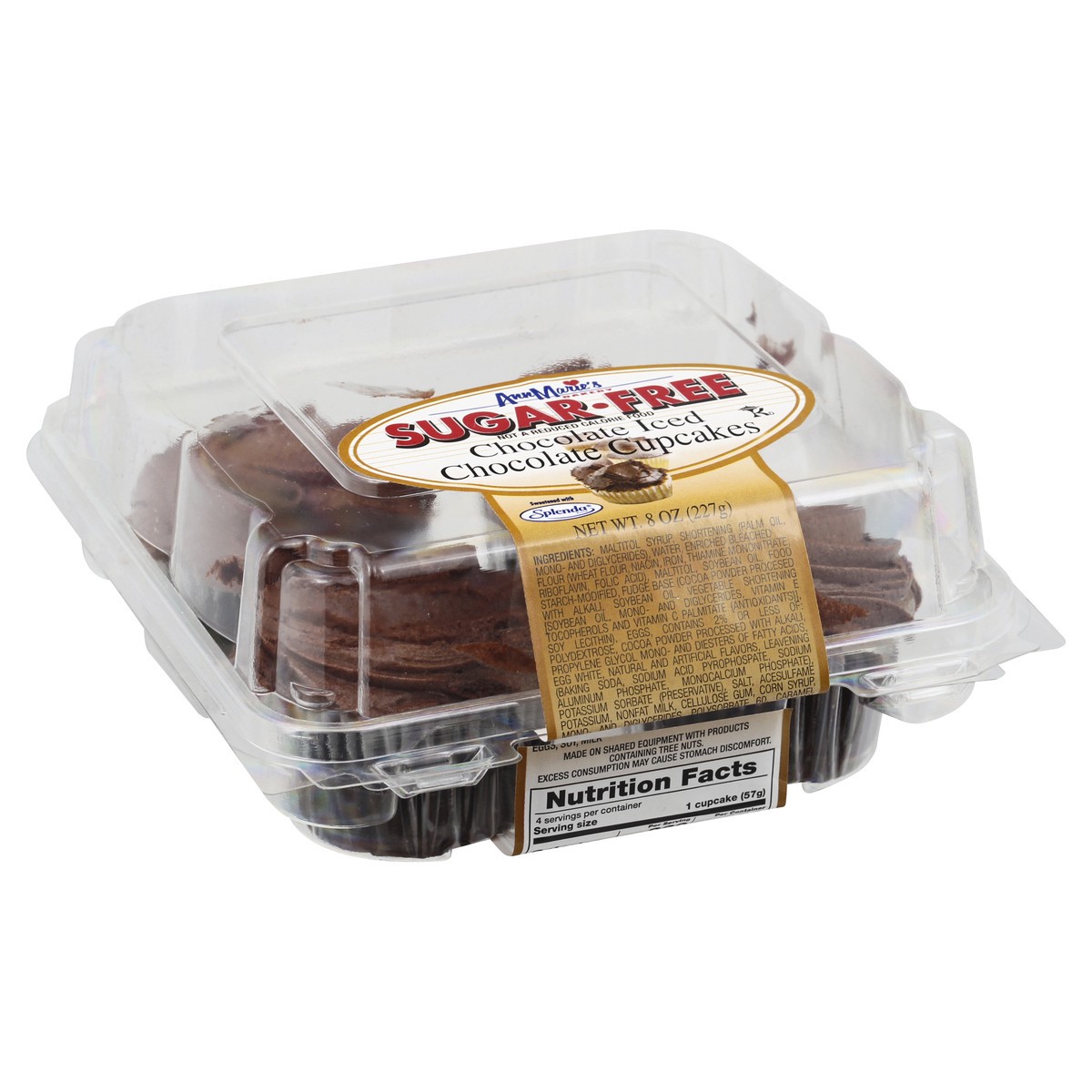 slide 6 of 13, Ann Marie's Cupcakes, Sugar Free, Chocolate Iced, 8 oz