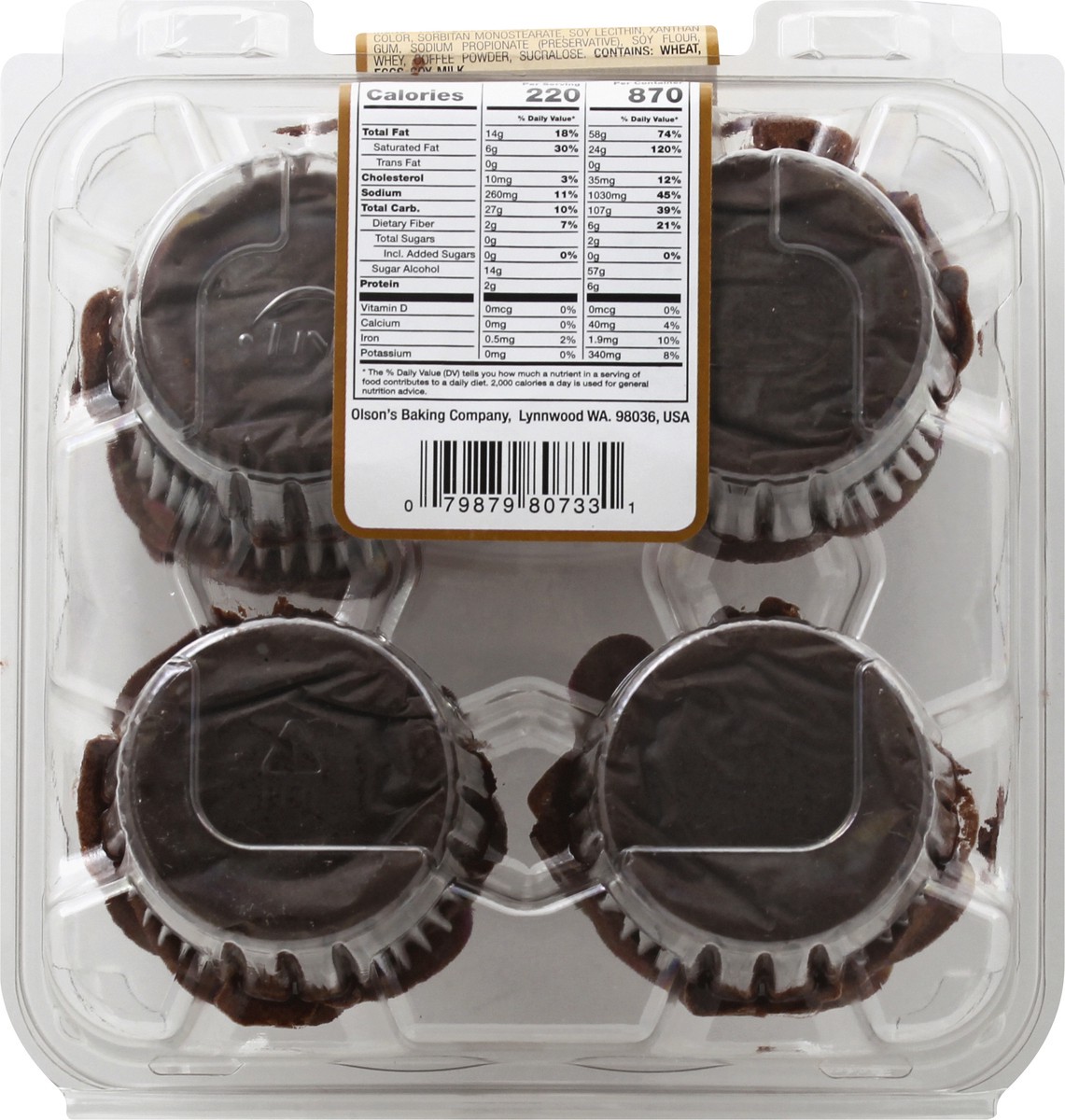 slide 12 of 13, Ann Marie's Cupcakes, Sugar Free, Chocolate Iced, 8 oz