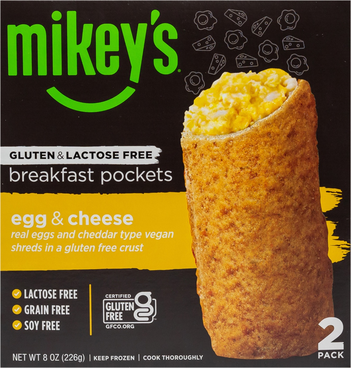 slide 7 of 9, Mikey's Breakfast Pocket, Egg & Cheese, 8 oz