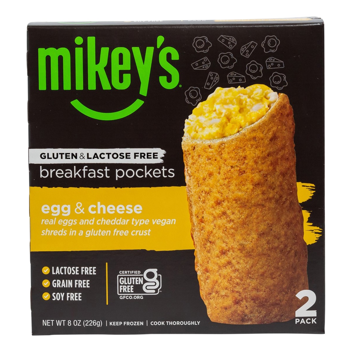 slide 9 of 9, Mikey's Breakfast Pocket, Egg & Cheese, 8 oz
