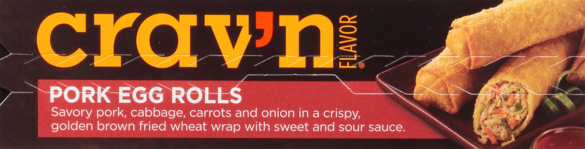 slide 2 of 11, Crav'n Flavor Pork Egg Rolls, 12.2 oz