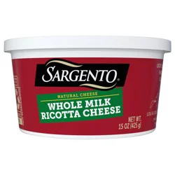 Sargento Whole Milk Ricotta Natural Cheese, 15 oz.