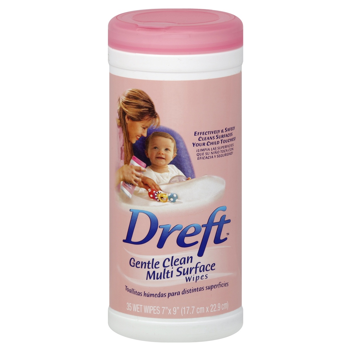 slide 1 of 1, Dreft Naturals 35 Ct All Purpose Wipes, 70 ct