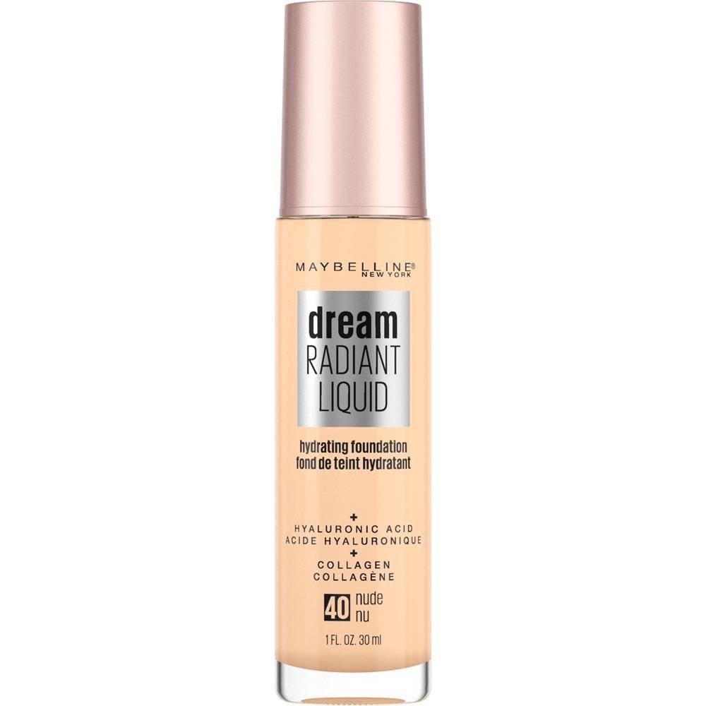 slide 1 of 1, Maybelline Dream Radiant Liquid Medium Coverage Hydrating Fou, 1 fl oz