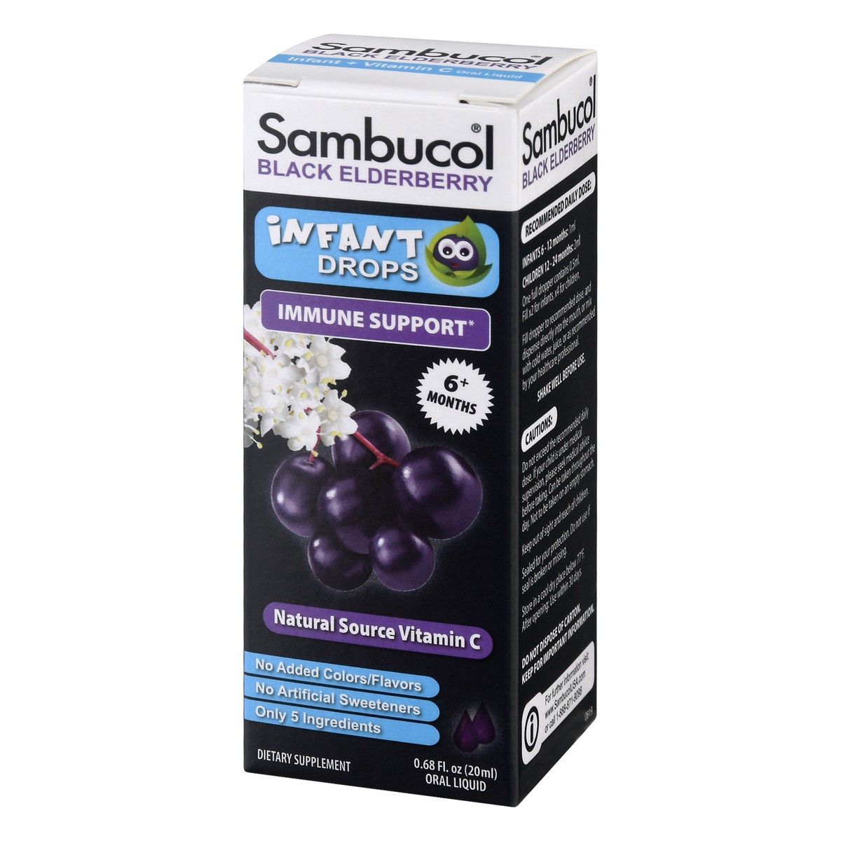 slide 7 of 9, Sambucol Infant Drops Black Elderberry Black Elderberry 0.68 oz, 0.68 oz