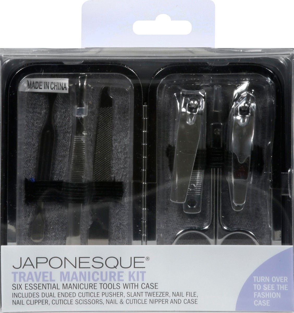 slide 1 of 9, Japonesque Travel Manicure Kit, 1 ct