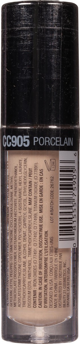 slide 6 of 10, L.A. Colors Ultimate Cover Porcelain CC905 Concealer 13 fl oz, 13 fl oz