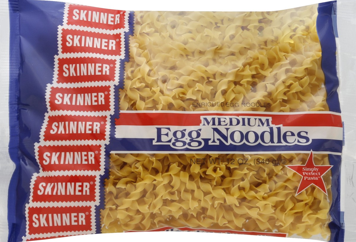 slide 5 of 6, Skinner Medium Egg Noodles, 12 oz