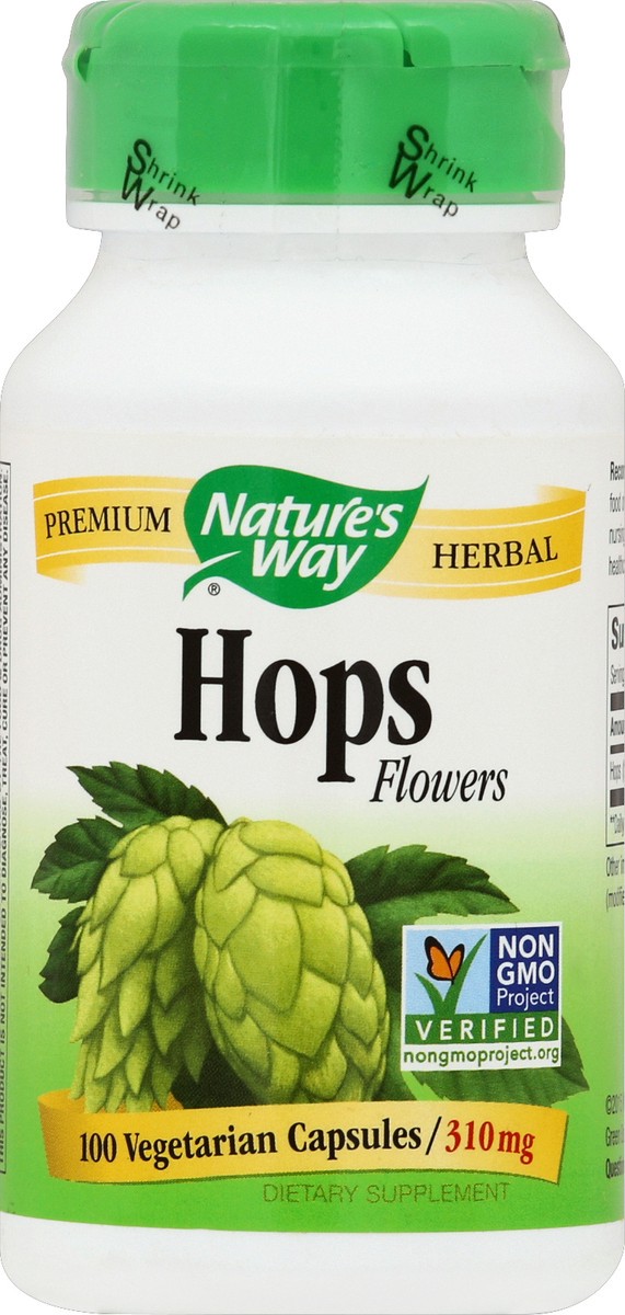slide 2 of 2, Nature's Way Hops Flowers, 100 ct