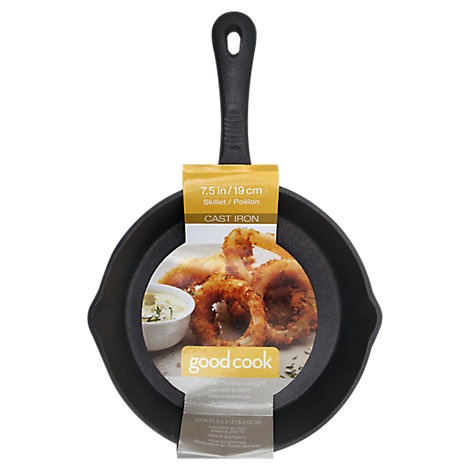 slide 1 of 1, Good Cook Cast Iron Skillet 8 Inch - Each, 1 ct