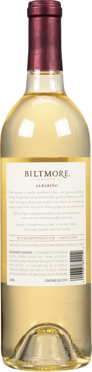 slide 5 of 9, Biltmore American Albarño, 750 ml