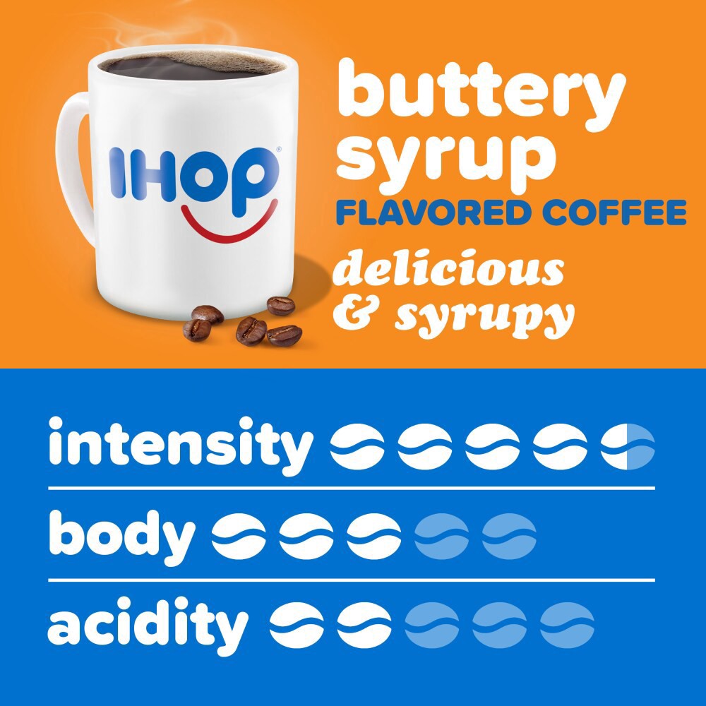 slide 2 of 8, Ihop Buttery Syrup Coffee Pods, 10 ct