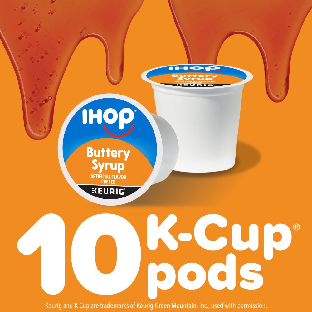 slide 4 of 8, Ihop Buttery Syrup Coffee Pods, 10 ct