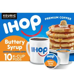 IHOP Buttery Syrup Flavored Keurig K-Cup Coffee Pods, 10 ct