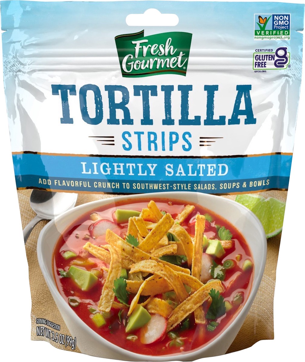 slide 3 of 3, Fresh Gourmet Tortilla Strip, 3.5 oz