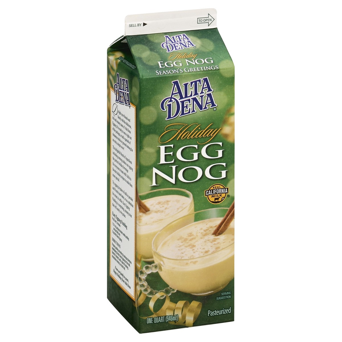 slide 3 of 5, Alta Dena Holiday Eggnog Quart, 1 qt