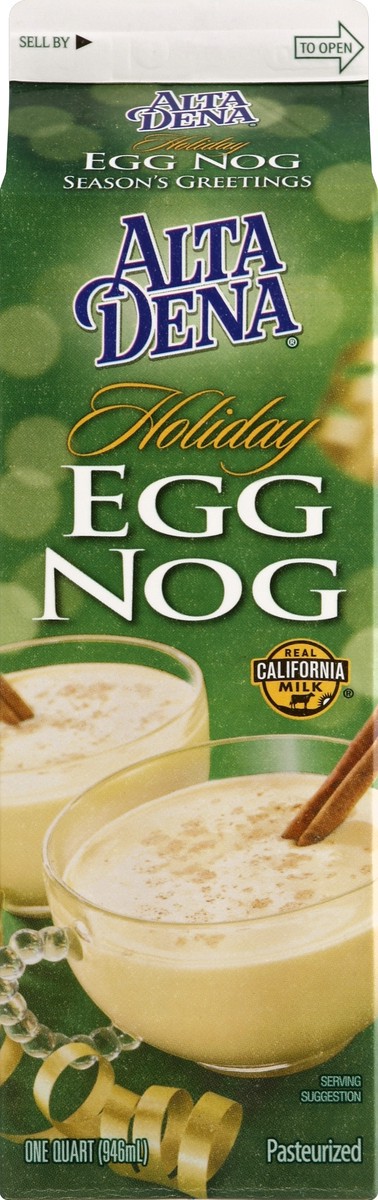 slide 4 of 5, Alta Dena Holiday Eggnog Quart, 1 qt