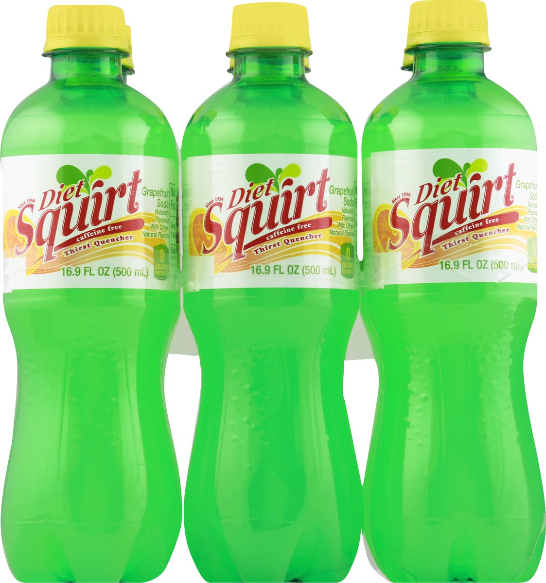 slide 1 of 13, Diet Squirt Soda 6 ea, 6 ct; 16.9 fl oz