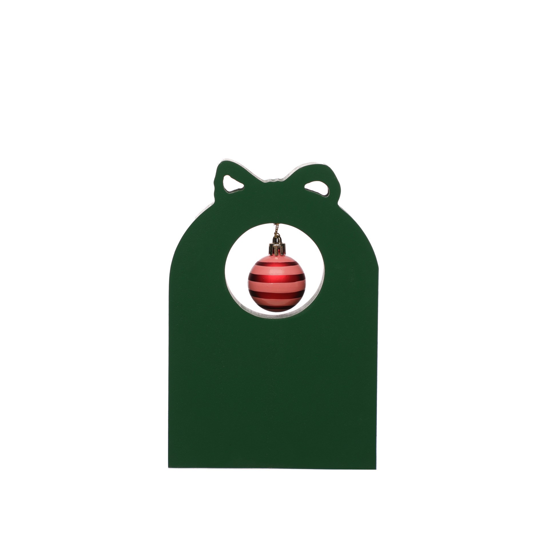 slide 3 of 3, 8" Pink & Green Oh What Fun Tabletop Decor By Ashland, 8 in