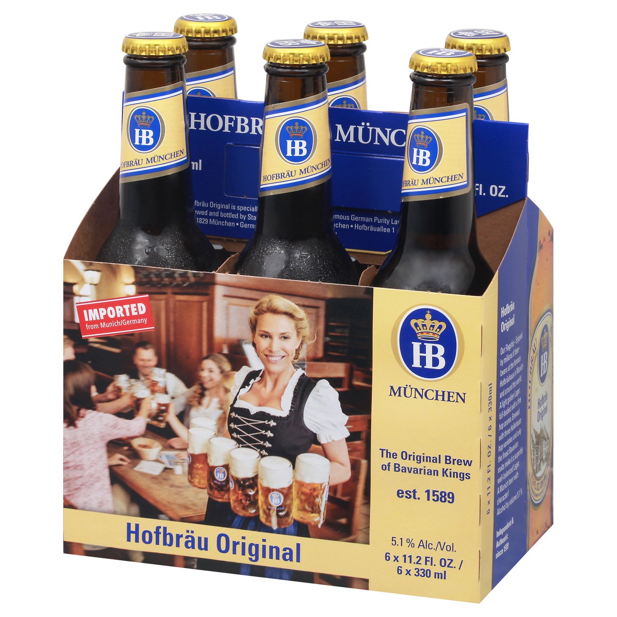 slide 4 of 9, Hofbräu München Hofbrau Original Beer 6-11.2 fl oz Bottles, 67.2 fl oz