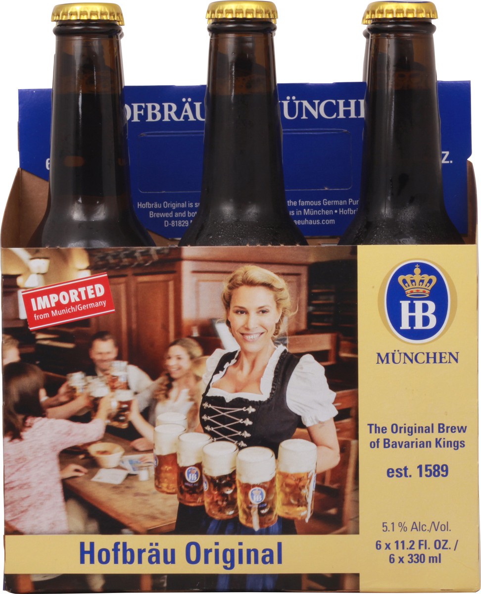 slide 5 of 9, Hofbräu München Hofbrau Original Beer 6-11.2 fl oz Bottles, 67.2 fl oz