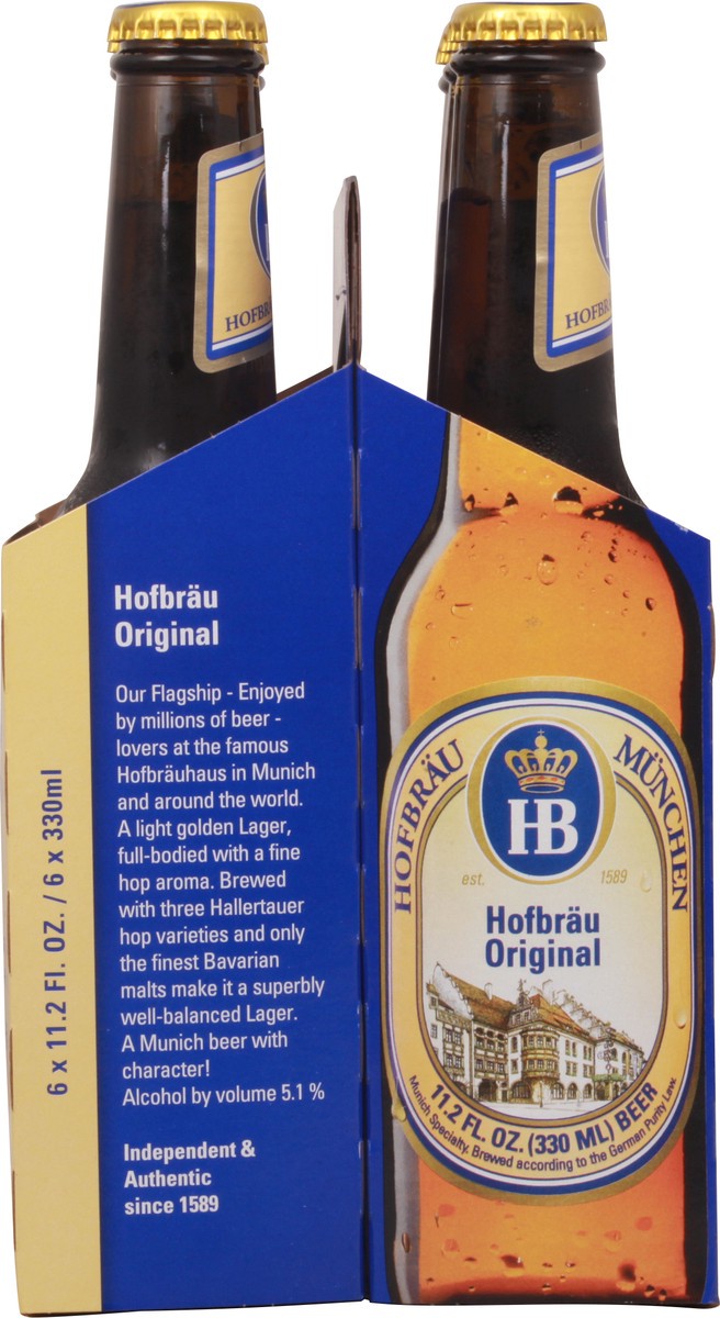 slide 9 of 9, Hofbräu München Hofbrau Original Beer 6-11.2 fl oz Bottles, 67.2 fl oz