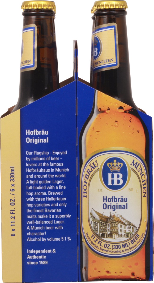 slide 7 of 9, Hofbräu München Hofbrau Original Beer 6-11.2 fl oz Bottles, 67.2 fl oz