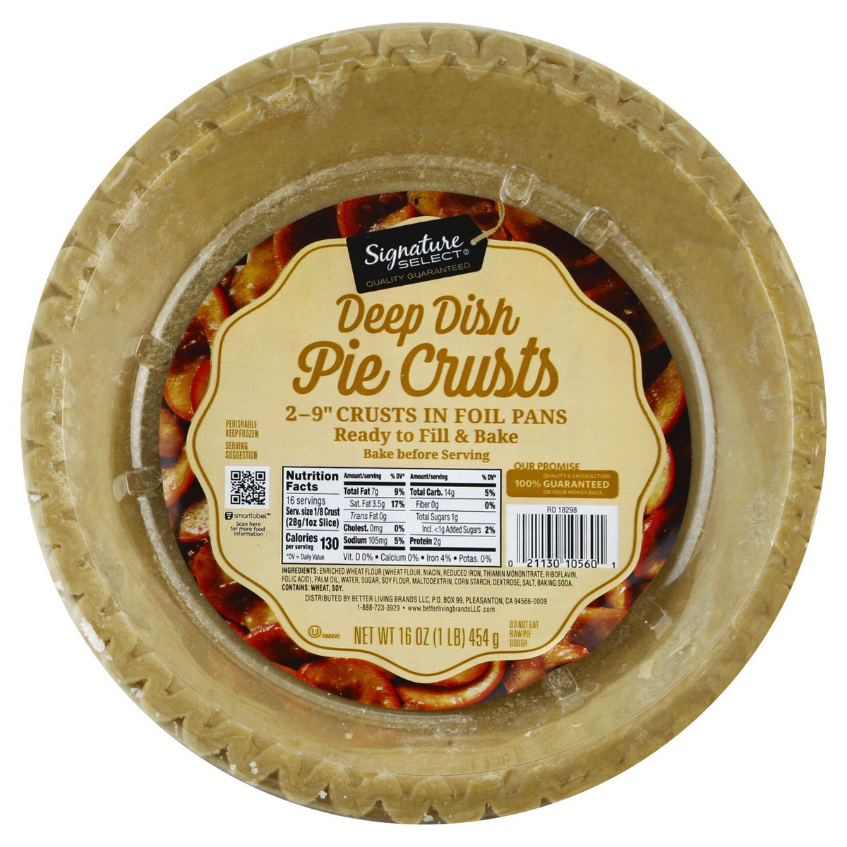 slide 1 of 3, Signature Select Pie Crusts 16 oz, 16 oz