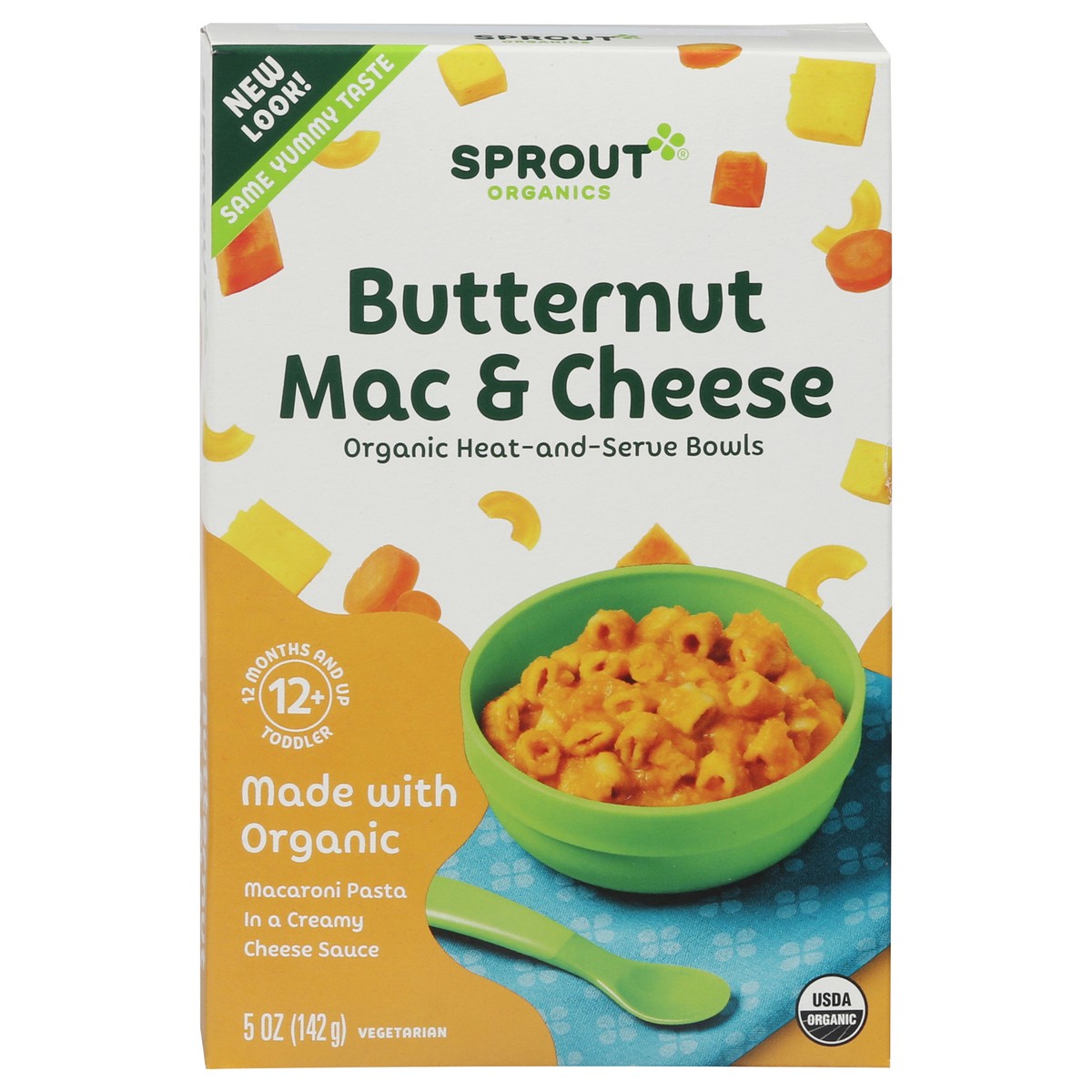 slide 1 of 1, Sprout Organics Toddler (12+ Months and Up) Butternut Mac & Cheese Toddler 5 oz, 5 oz