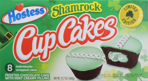 slide 1 of 1, Hostess Shamrock Cupcakes Limited Edition, 8 ct; 12.7 oz