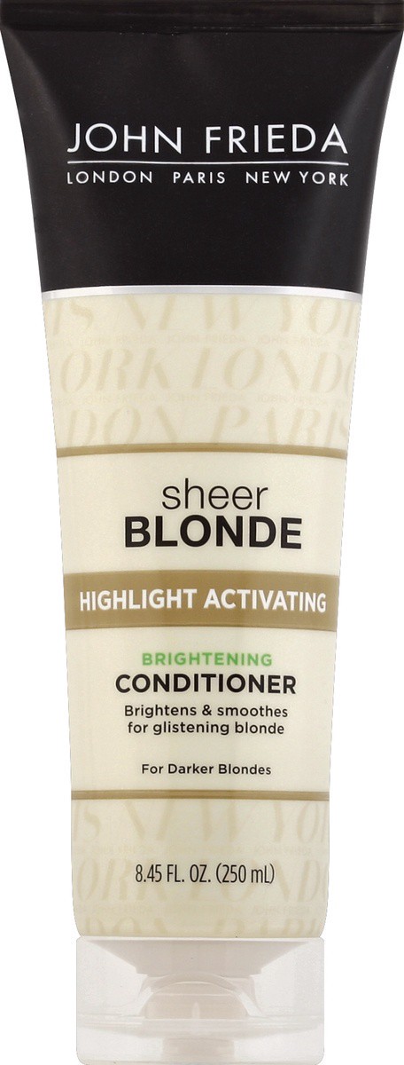 slide 2 of 2, John Frieda Sheer Blonde Dark Shade Conditioner, 8.45 oz