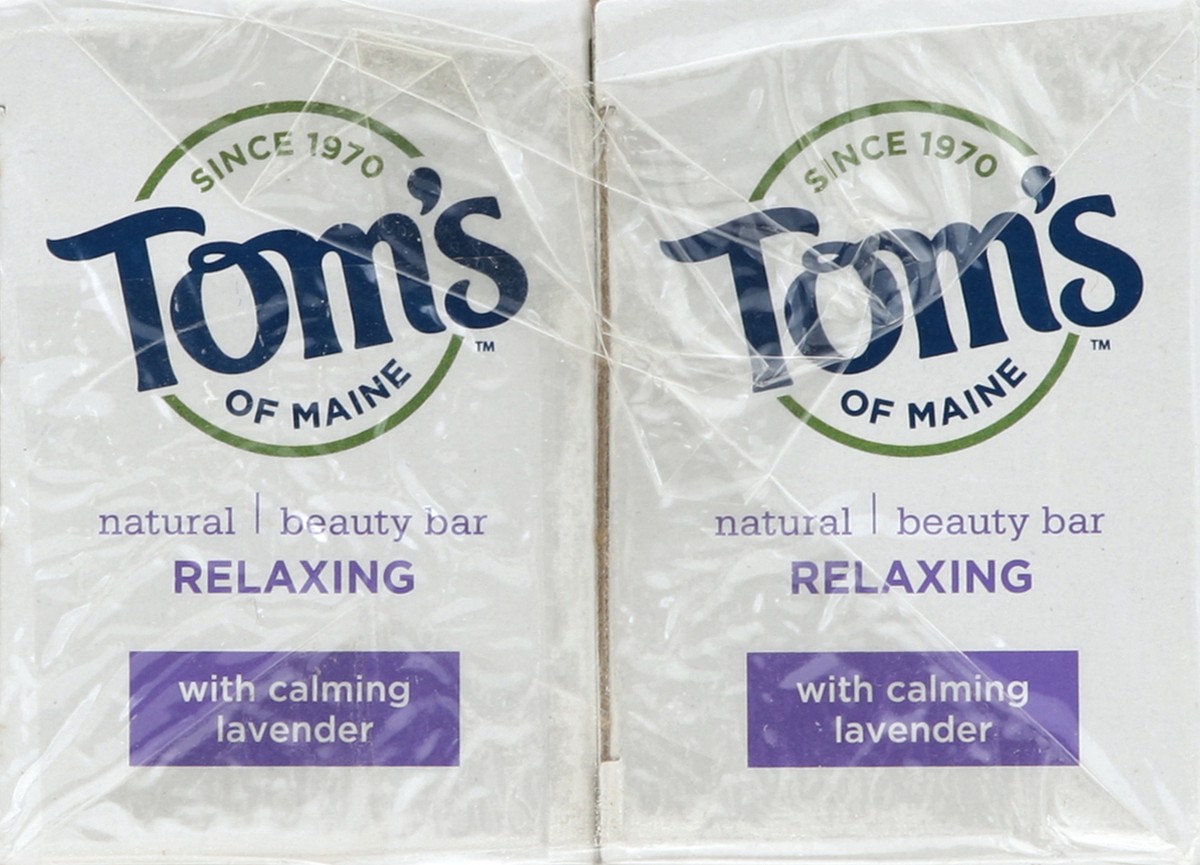 slide 3 of 5, Tom's of Maine Beauty Bar Natural Relaxing with Calming Lavender, 4 ct