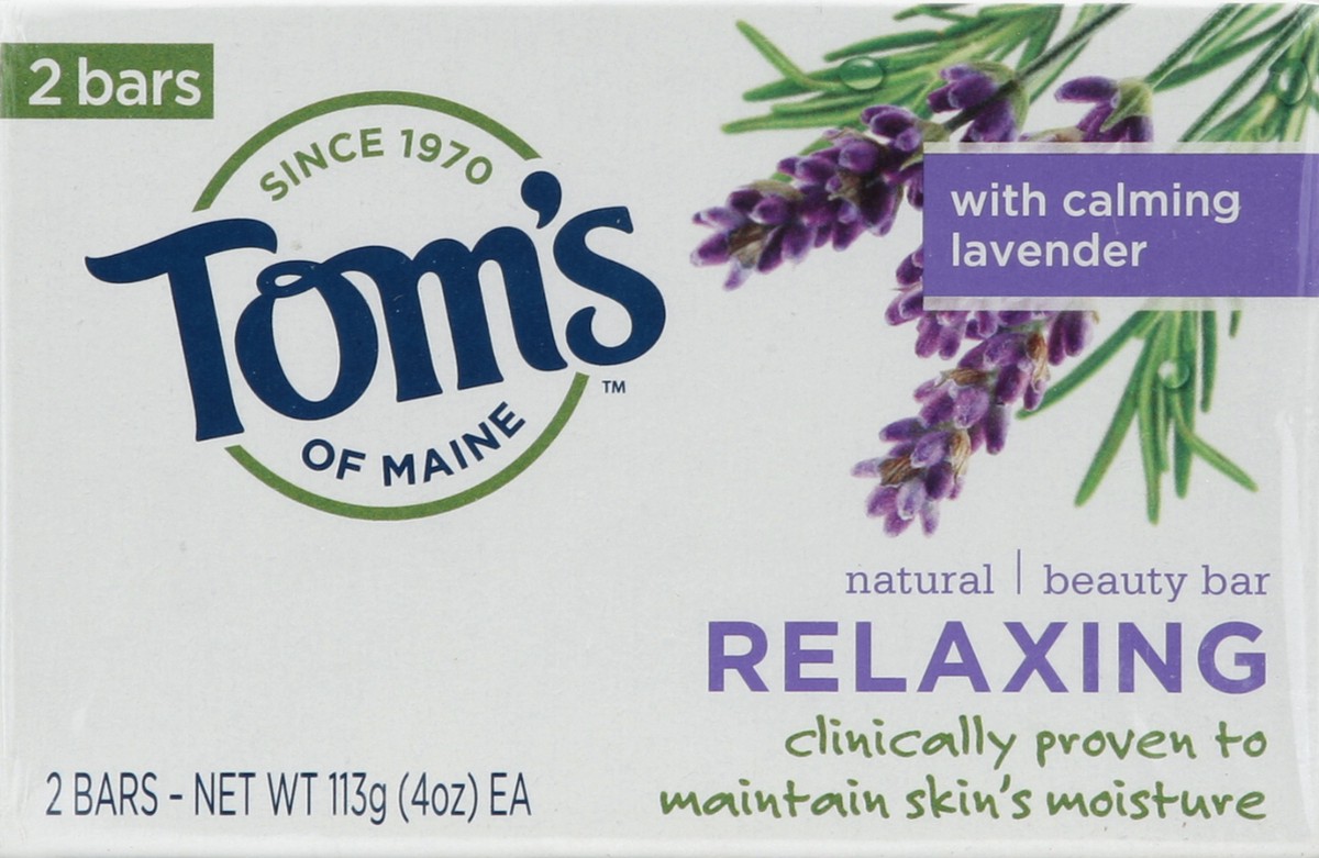 slide 4 of 5, Tom's of Maine Beauty Bar Natural Relaxing with Calming Lavender, 4 ct