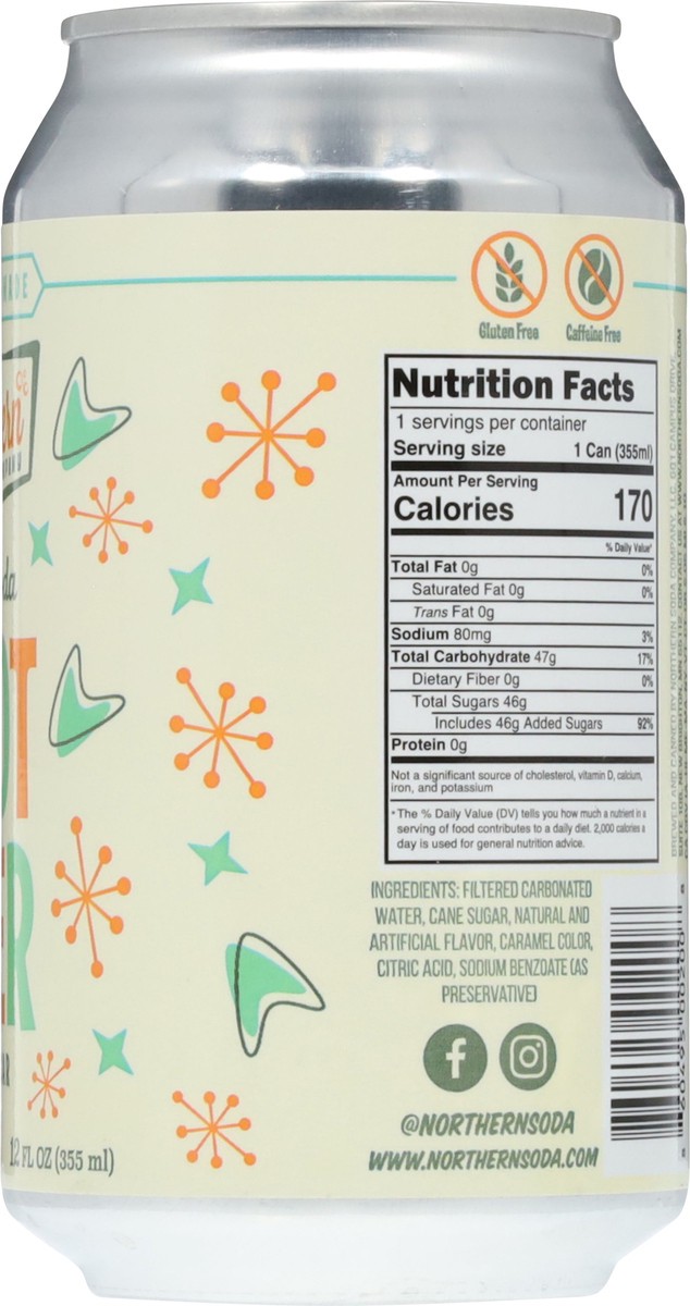 slide 10 of 13, Northern Soda Company Root Beer Craft Soda 12 fl oz,