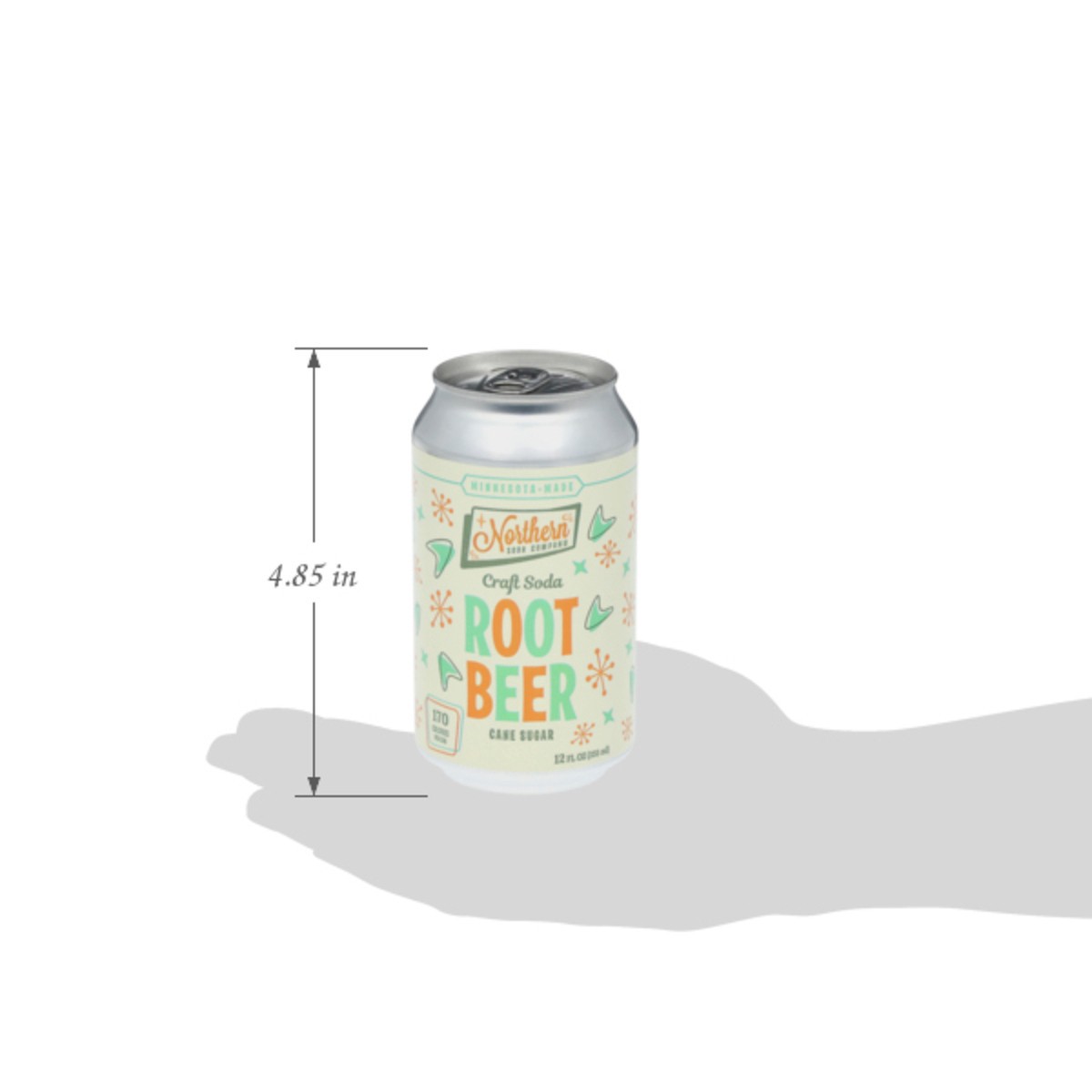 slide 11 of 13, Northern Soda Company Root Beer Craft Soda 12 fl oz,