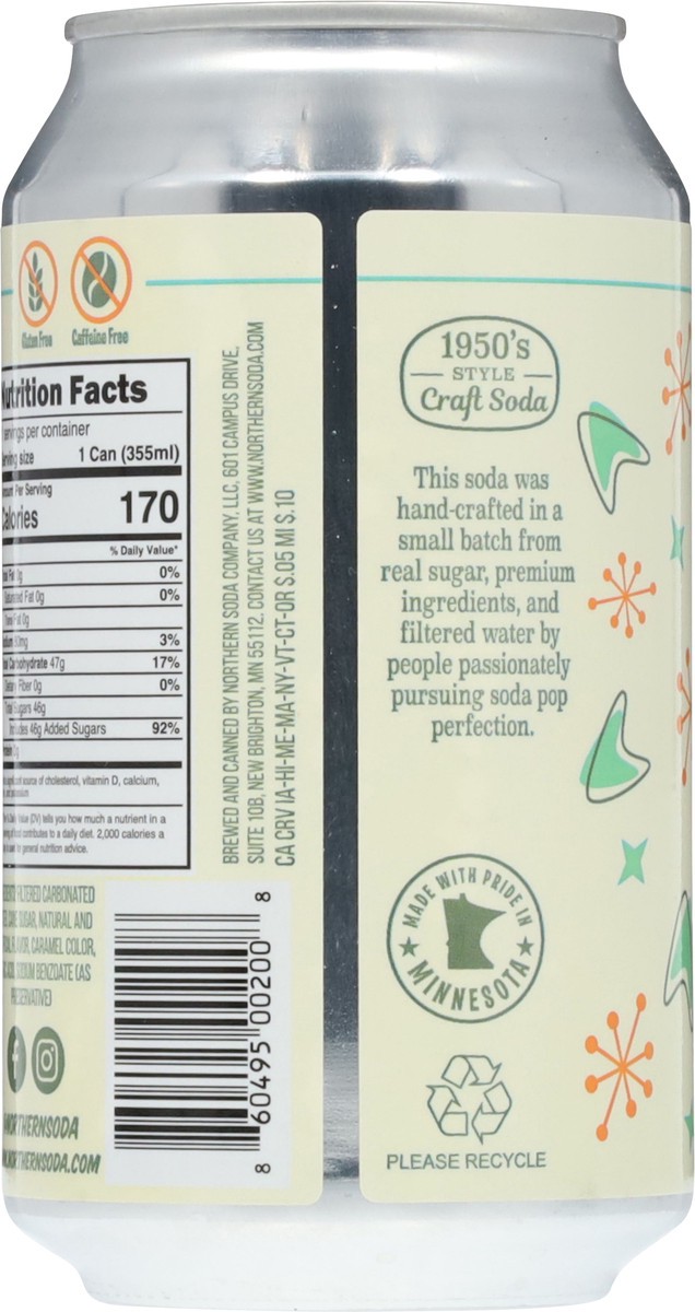 slide 4 of 13, Northern Soda Company Root Beer Craft Soda 12 fl oz,