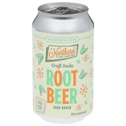 Northern Soda Company Root Beer Craft Soda 12 fl oz