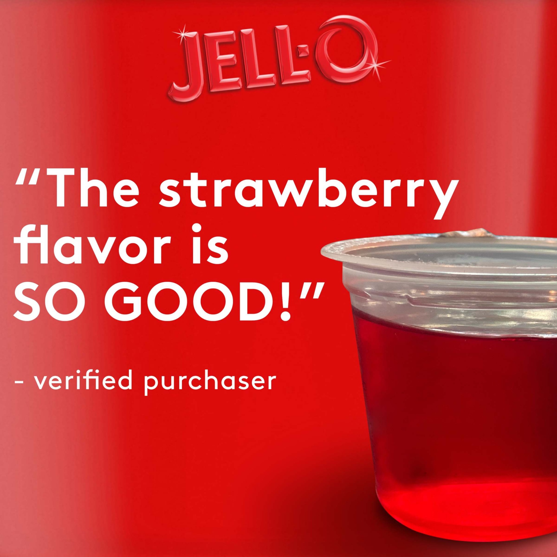 slide 3 of 7, Jell-O Original Strawberry Ready-to-Eat Jello Cups Gelatin Snack Cups, 4 ct; 3.5 oz
