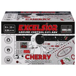 Excelsior Ground Control Non-Alcoholic Cherry Cider - 6 ct