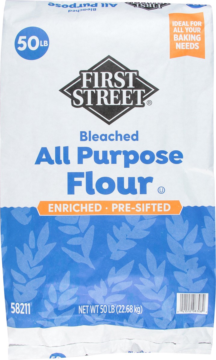 slide 10 of 13, First Street All Purpose Flour, 50 lb