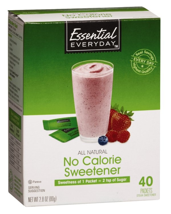 slide 1 of 1, Essential Everyday Sweetener Stevia, 40 ct