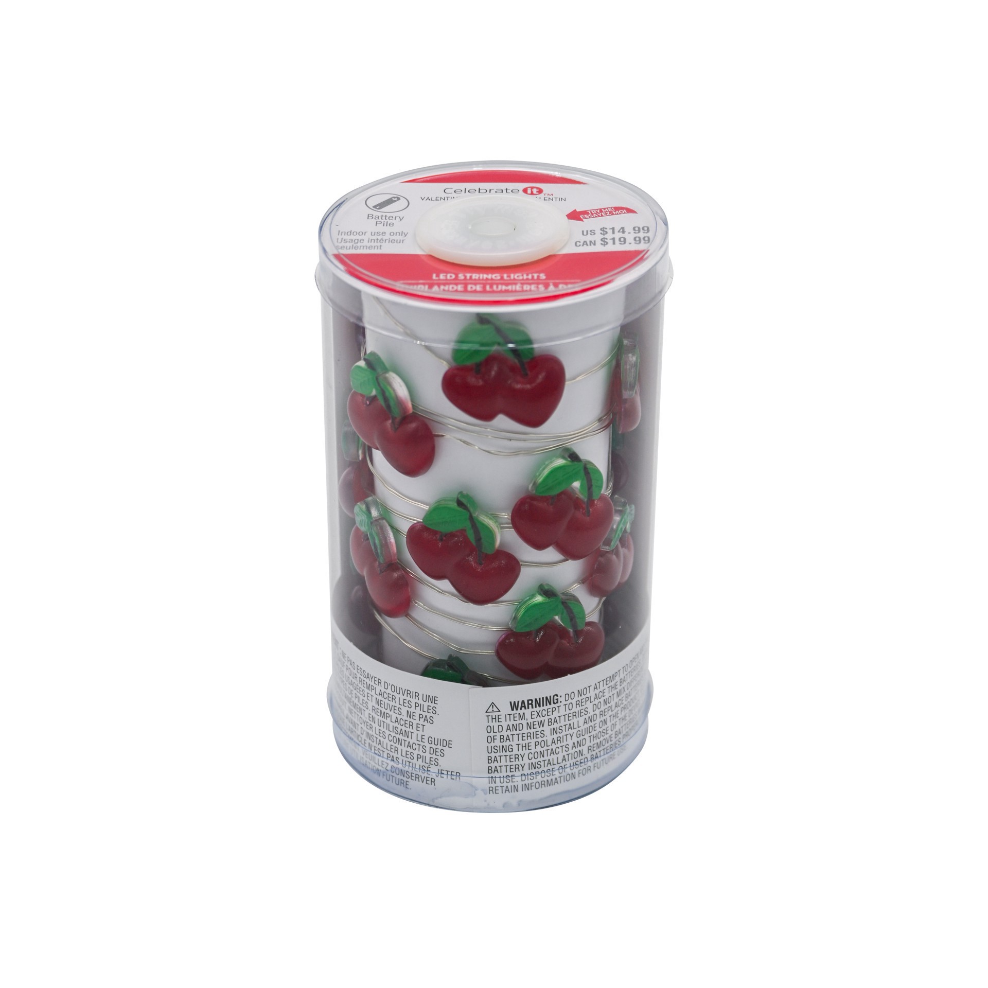 slide 4 of 4, 5.5ft. Cherry Icon Led String Lights By Celebrate It, 5.5 ft