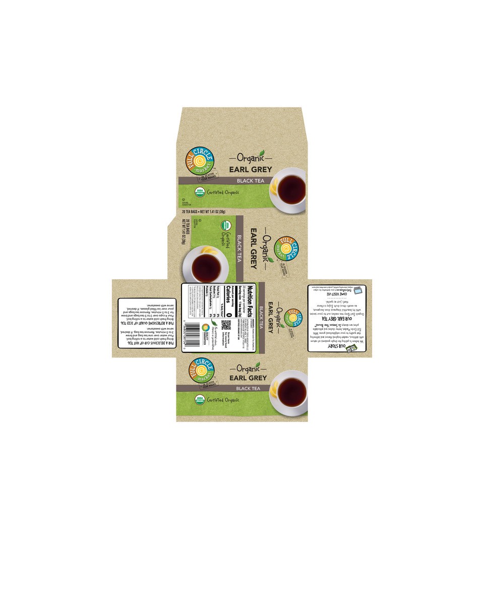 slide 4 of 15, Full Circle Market Earl Grey Black Tea - 1.41 oz, 20 ct